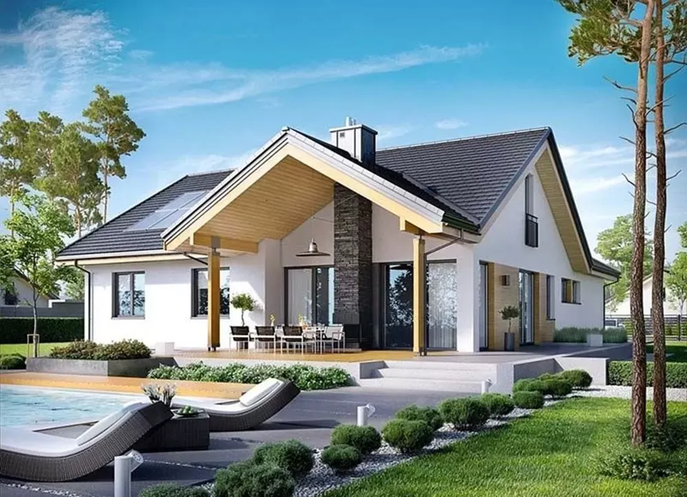 11 Mẫu nhà vườn 130m2 4 phòng ngủ cho gia đình đa thế hệ