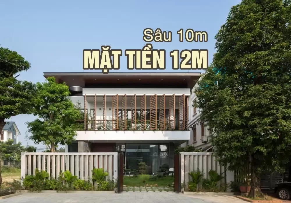 13 Mẫu thiết kế nhà mặt tiền 12m sâu 10m tiện nghi và đẹp nhất