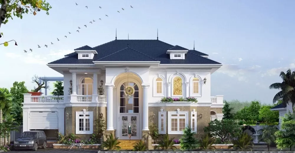 15 Mẫu thiết kế nhà biệt thự 300m2 sân vườn đẹp nhất