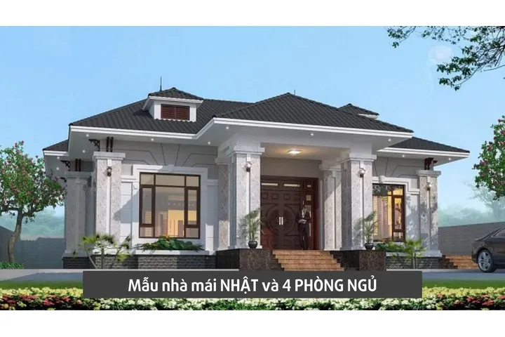 17 Mẫu nhà vườn mái nhật 4 phòng ngủ hiện đại, chi phí rẻ nhất