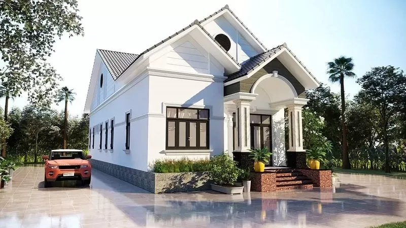 19 Mẫu nhà 1 tầng 3 phòng ngủ 120m2 tinh tế và tiện nghi