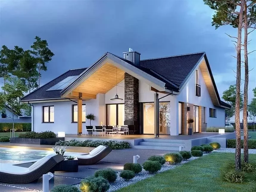 19 Mẫu nhà 1 tầng 3 phòng ngủ 120m2 tinh tế và tiện nghi