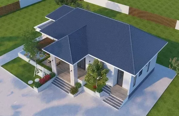 19 Mẫu nhà 1 tầng 3 phòng ngủ 120m2 tinh tế và tiện nghi