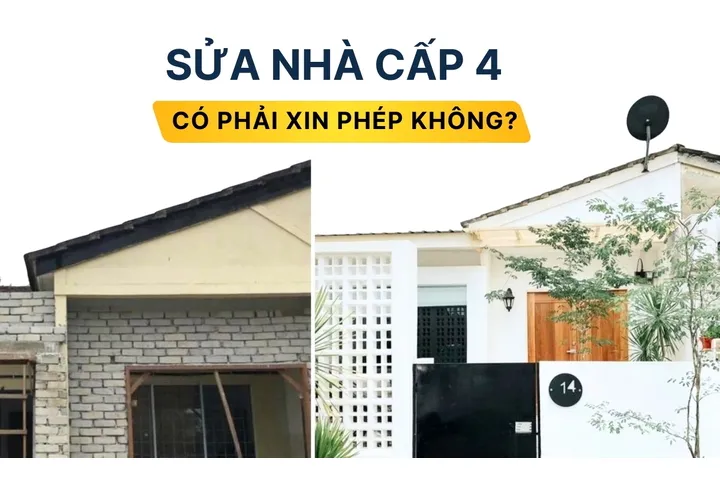 2024 sửa nhà cấp 4 có phải xin phép không?