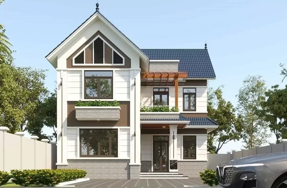 21+ Mẫu biệt thự 2 tầng hiện đại 100m2 đẹp ngỡ ngàng