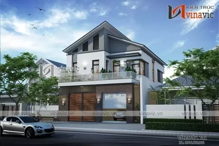 21+ Mẫu biệt thự 2 tầng hiện đại 100m2 đẹp ngỡ ngàng