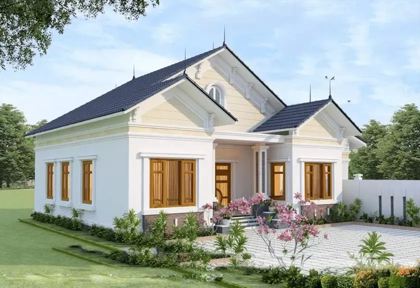 23 Mẫu nhà vườn 4 phòng ngủ 1 phòng khách (120-130-150m2) đẹp nhất