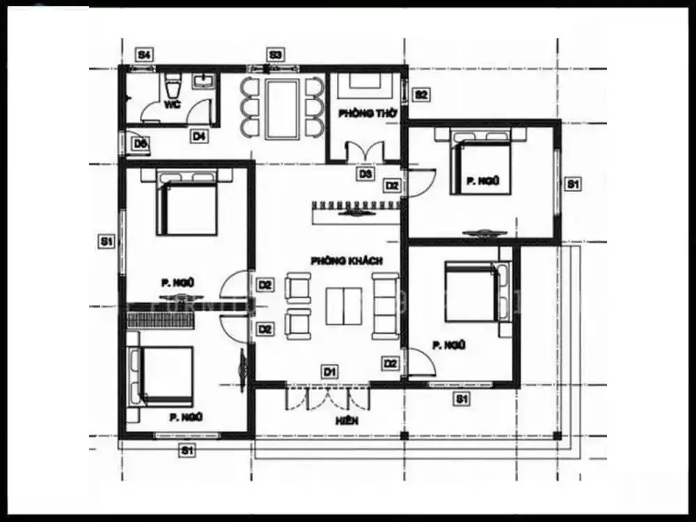 23 Mẫu nhà vườn 4 phòng ngủ 1 phòng khách (120-130-150m2) đẹp nhất