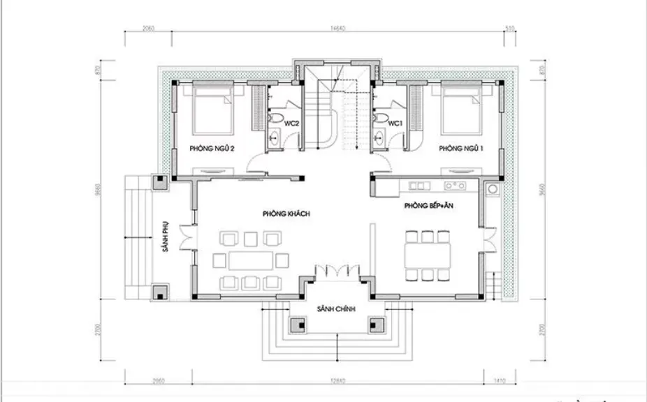 23 Mẫu nhà vườn 4 phòng ngủ 1 phòng khách (120-130-150m2) đẹp nhất