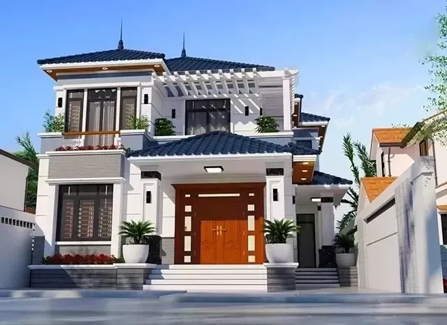 23 Mẫu thiết kế nhà biệt thự 2 tầng 100m2 triệu người mơ ước