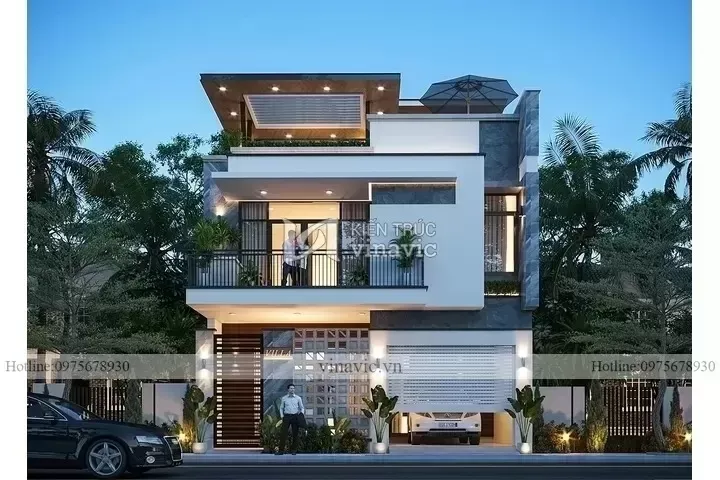 23 Mẫu thiết kế nhà biệt thự 2 tầng 100m2 triệu người mơ ước