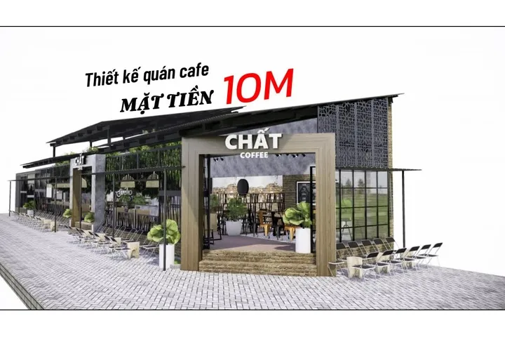 23 Ý tưởng thiết kế quán cafe mặt tiền 10m vừa đẹp vừa chất