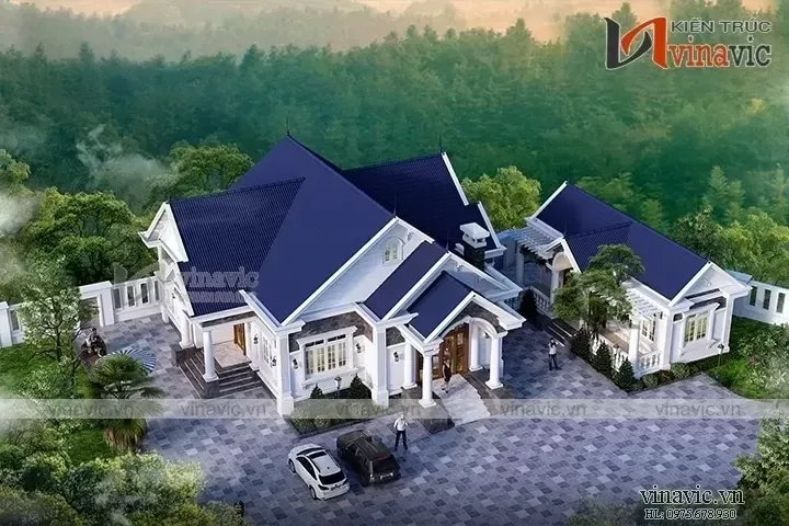 27 Mẫu thiết kế biệt thự 400m2 nhà vườn nghỉ dưỡng sang trọng nhất