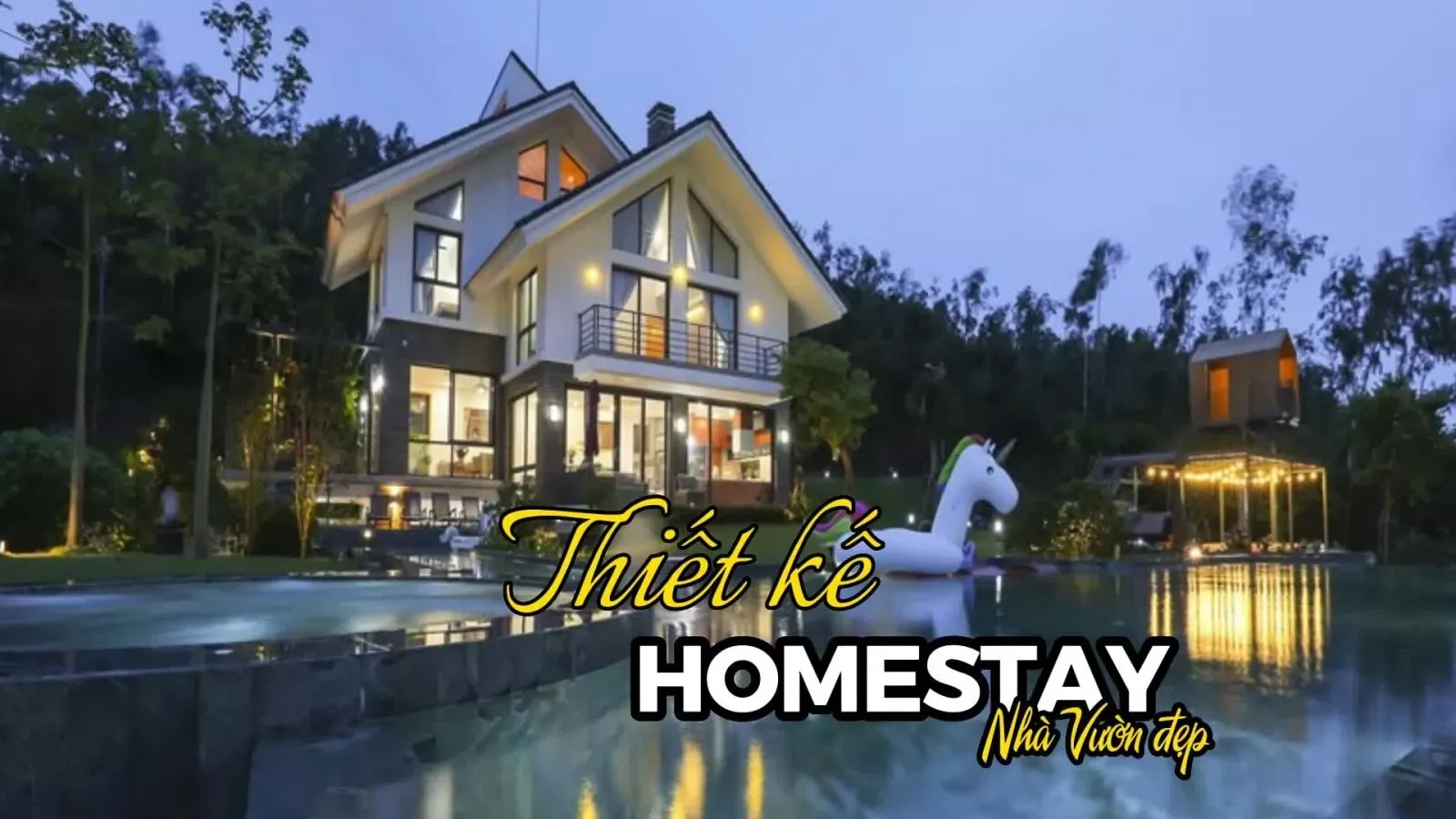 27+ Mẫu thiết kế homestay nhà vườn đẹp, độc đáo và ấn tượng nhất