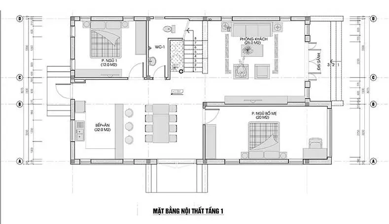 29 Mẫu nhà 2 tầng mái nhật 5 phòng ngủ tiện nghi cho 3 thế hệ