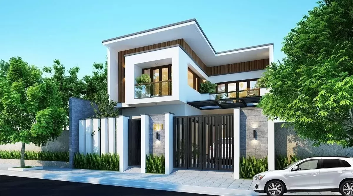 31 Thiết kế nhà 2 tầng 5 phòng ngủ 100m2 tối ưu công năng nhất