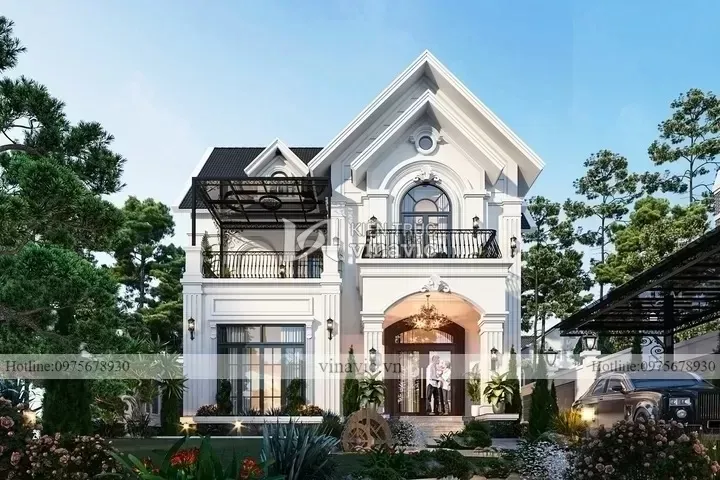 31 Thiết kế nhà 2 tầng 5 phòng ngủ 100m2 tối ưu công năng nhất