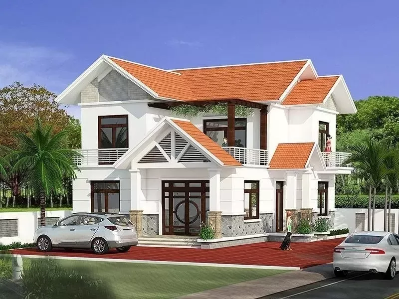 31 Thiết kế nhà 2 tầng 5 phòng ngủ 100m2 tối ưu công năng nhất