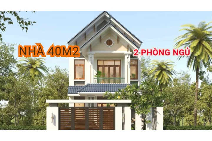 33 mẫu nhà 40m2 2 phòng ngủ độc đáo nhìn là mê 