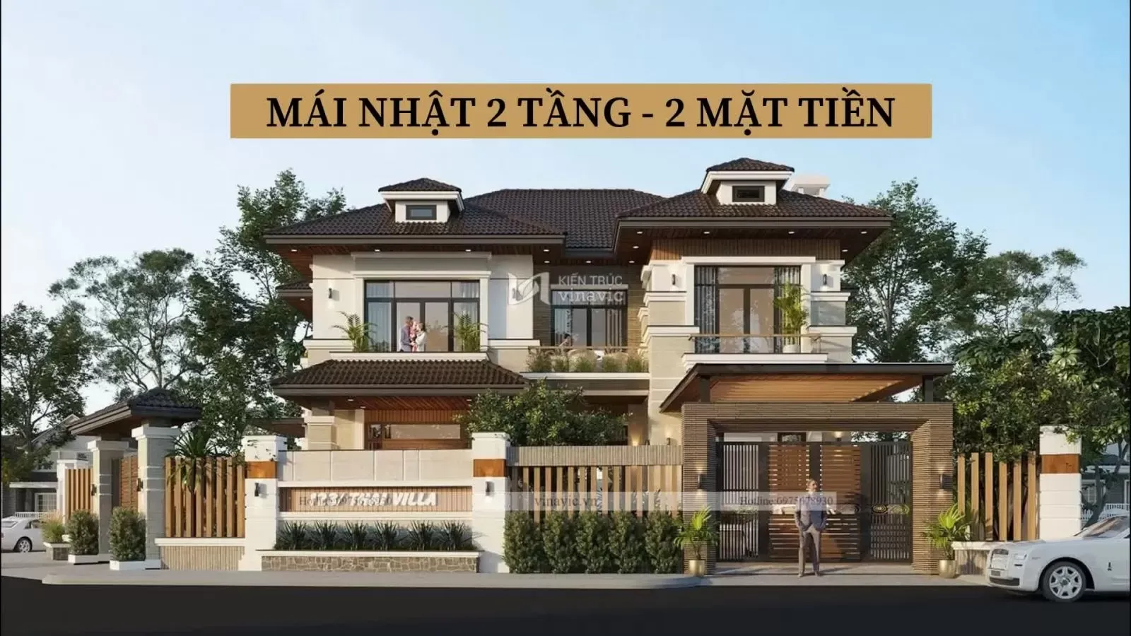 33 Mẫu nhà mái nhật 2 tầng 2 mặt tiền thu hút mọi ánh nhìn