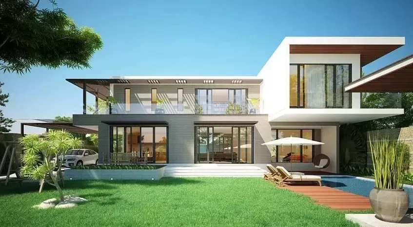 35 Mẫu nhà villa 2 tầng đẹp, thiết kế hiện đại, sang trọng bắt mắt