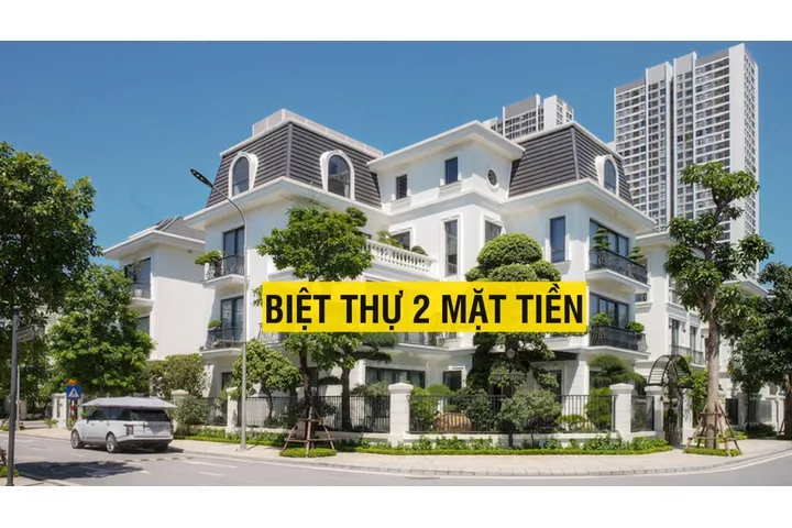 35 Mẫu thiết kế biệt thự 2 mặt tiền lớn sang trọng đẳng cấp