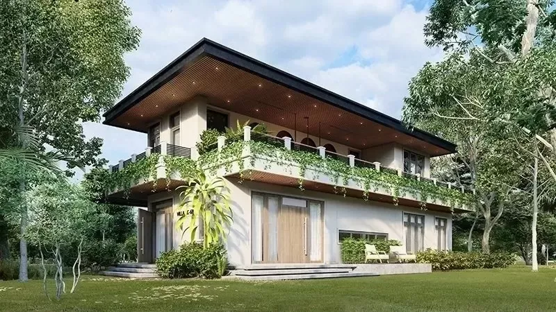 35 Thiết kế biệt thự nhà vườn 400m2 đẹp mắt xu hướng 2024