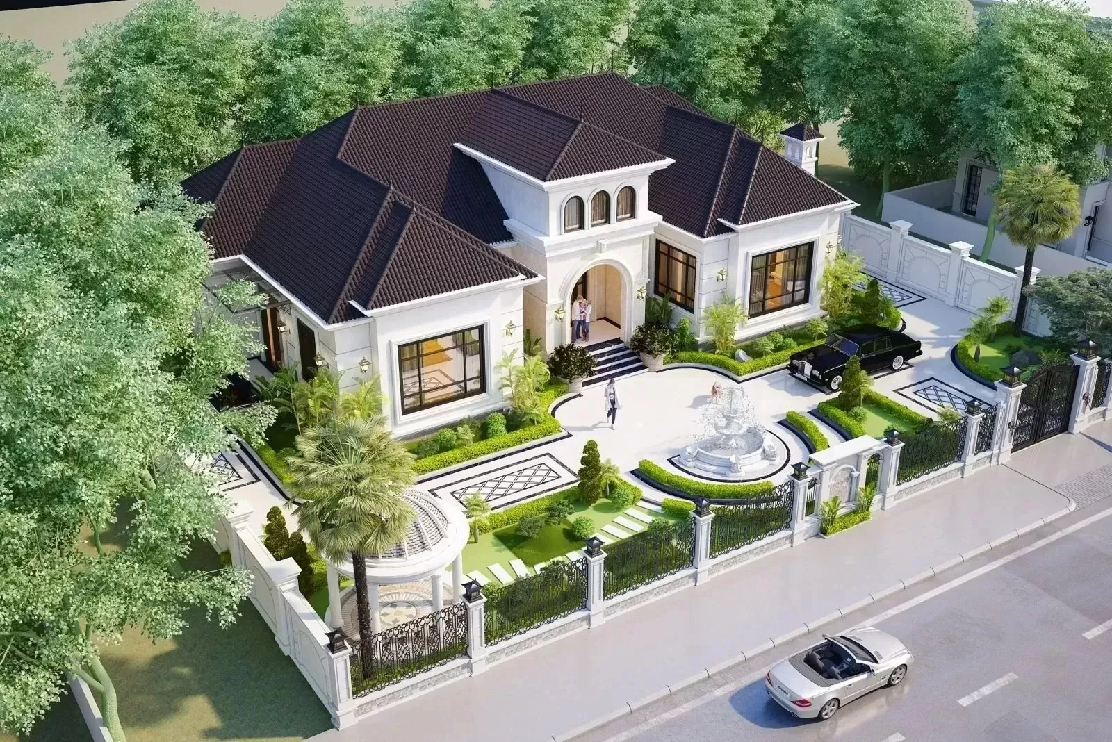 35 Ý tưởng đột phá trong thiết kế biệt thự 500m2 sang trọng & khác biệt