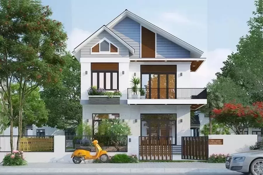 37 Mẫu thiết kế nhà 2 tầng 3 phòng ngủ 100m2 đẹp nhất