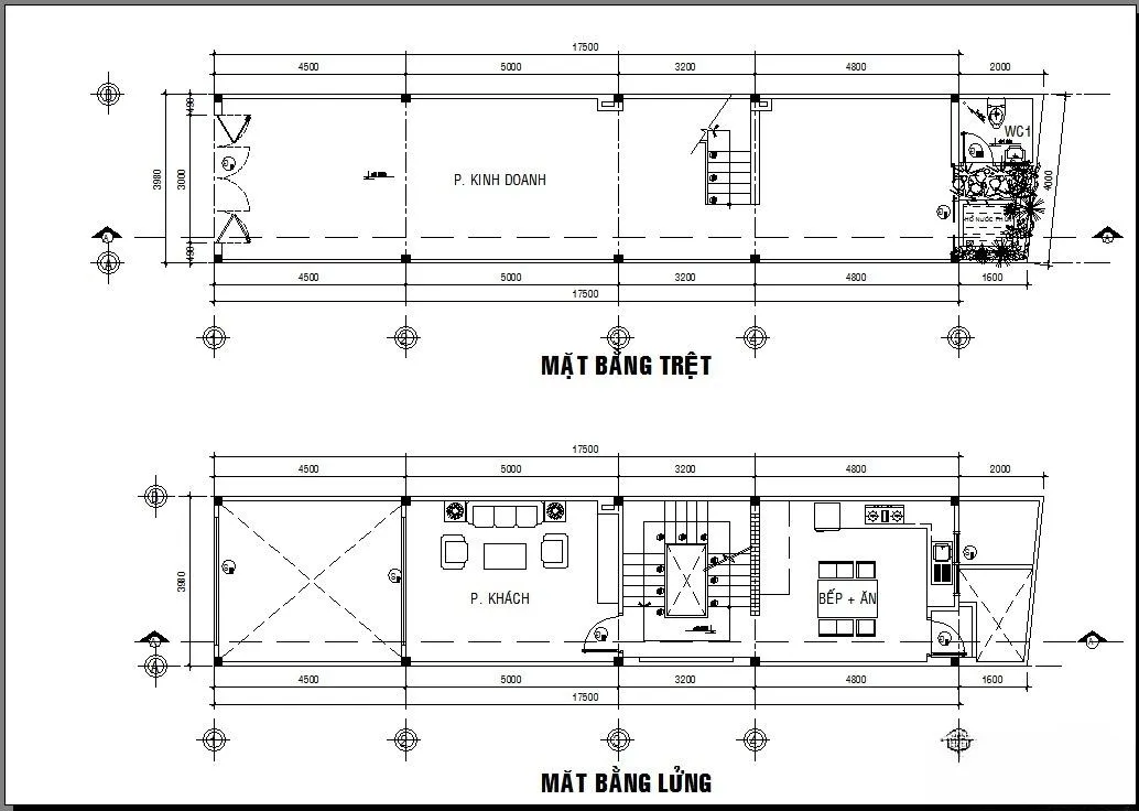 37 Mẫu thiết kế nhà 7×20 vừa ở vừa kinh doanh buôn bán