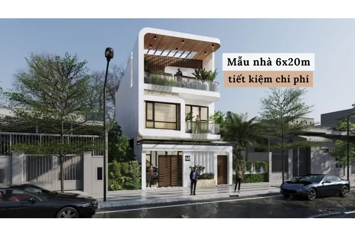 37 thiết kế nhà 6x20m đẹp tối ưu công năng, tiết kiệm chi phí