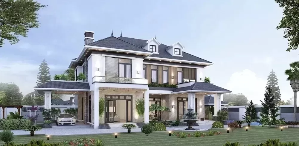 37 Thiết kế nhà vườn 120m2 mang không gian sống xanh từng góc