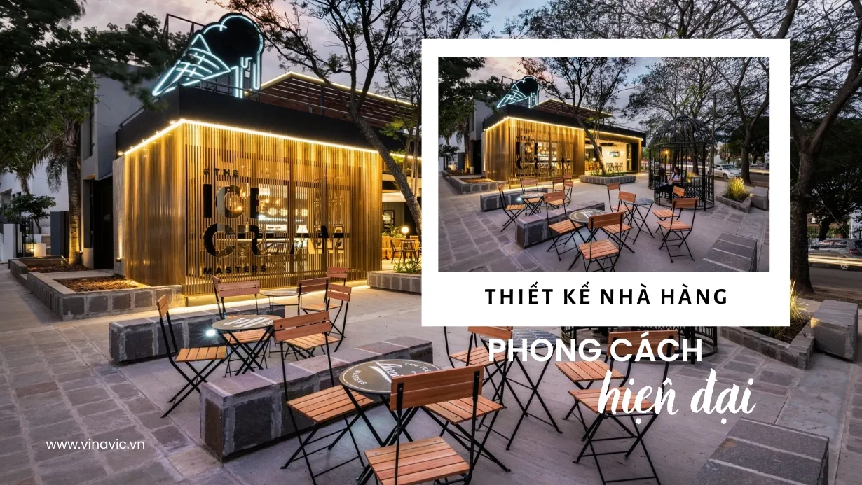 37 ý tưởng thiết kế nhà hàng hiện đại hút view khách hàng