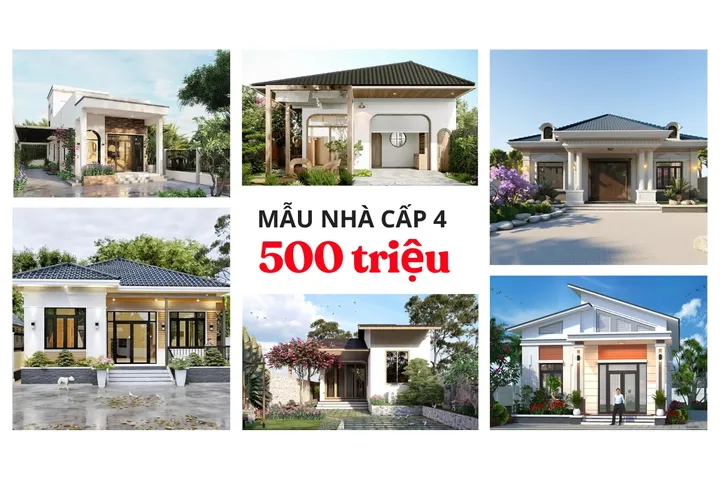 45+ Mẫu Nhà Cấp 4 Giá 500 Triệu khiến người xem không thể rời mắt