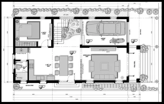 55+ Thiết kế nhà 2 tầng 7x11m đẹp & bản vẽ chi tiết