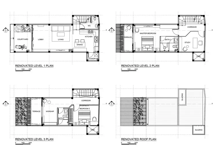 7x14m bản vẽ nhà mặt tiền 7m và các mẫu thiết kế đẹp nhất