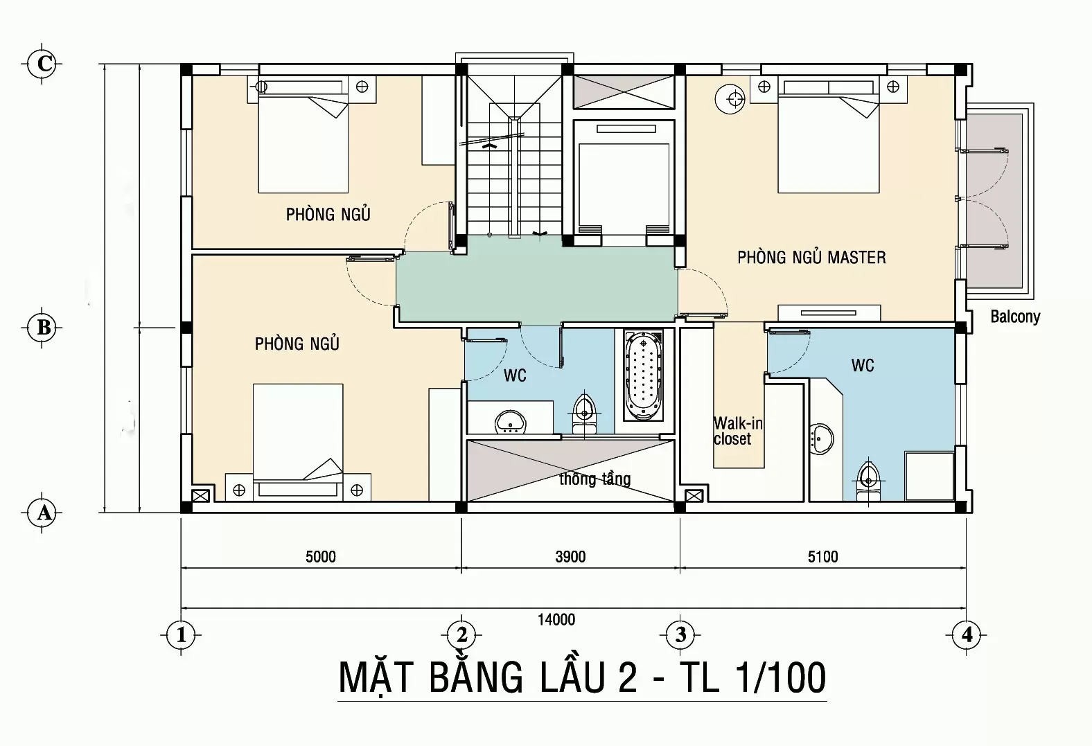 7x14m bản vẽ nhà mặt tiền 7m và các mẫu thiết kế đẹp nhất