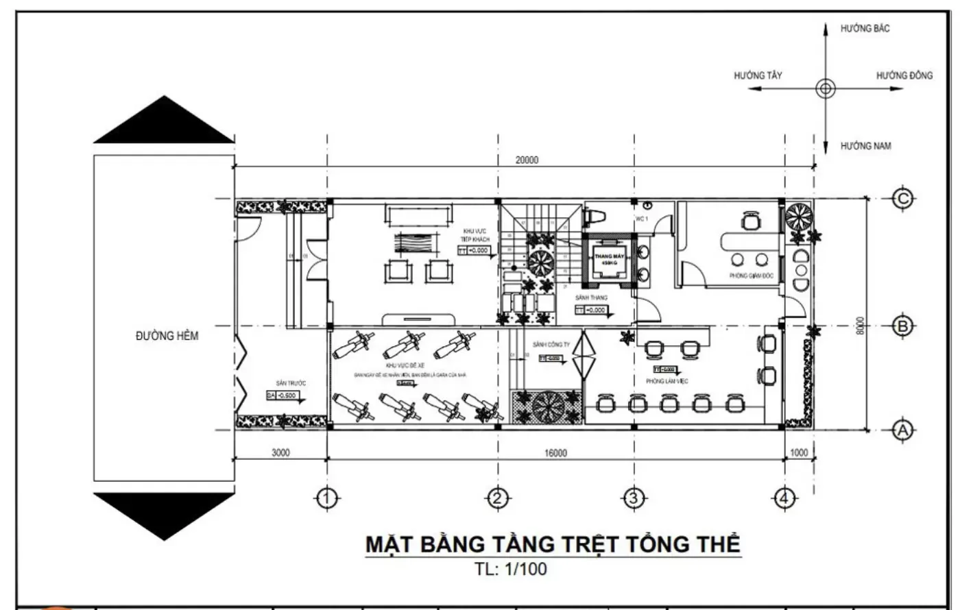 7x14m bản vẽ nhà mặt tiền 7m và các mẫu thiết kế đẹp nhất