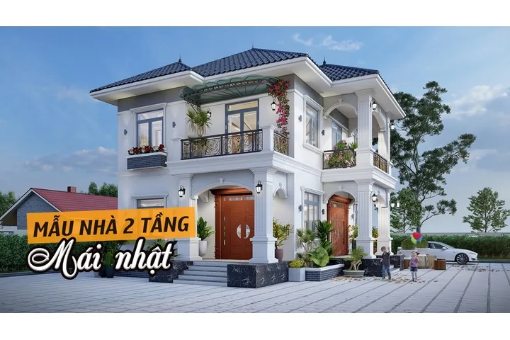 99+ Mẫu nhà 2 tầng mái Nhật đẹp & Full báo giá xây dựng