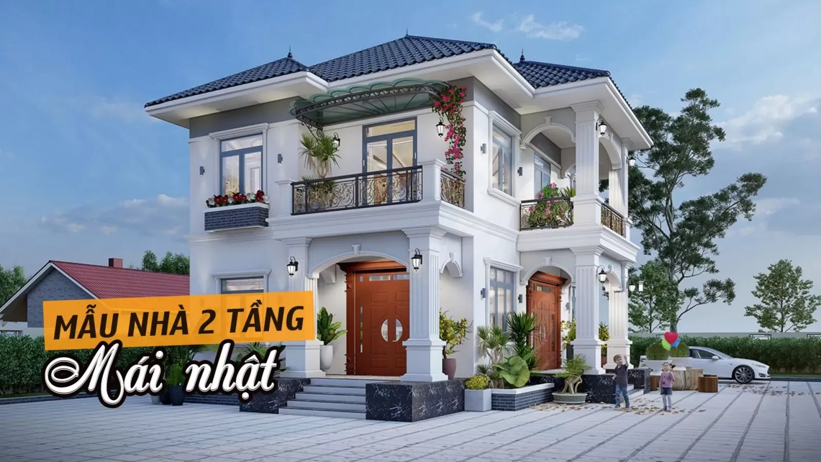 99+ Mẫu nhà 2 tầng mái Nhật đẹp & Full báo giá xây dựng