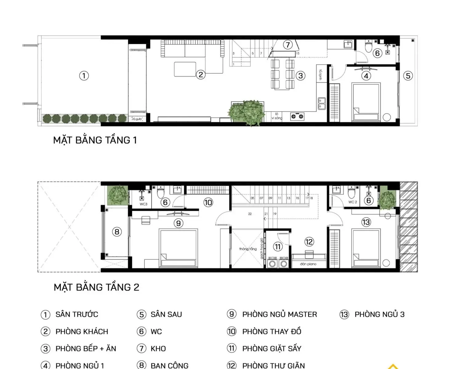 Bản vẽ nhà 2 tầng 9x11m kèm các mẫu thiết kế đẹp nhất 2024