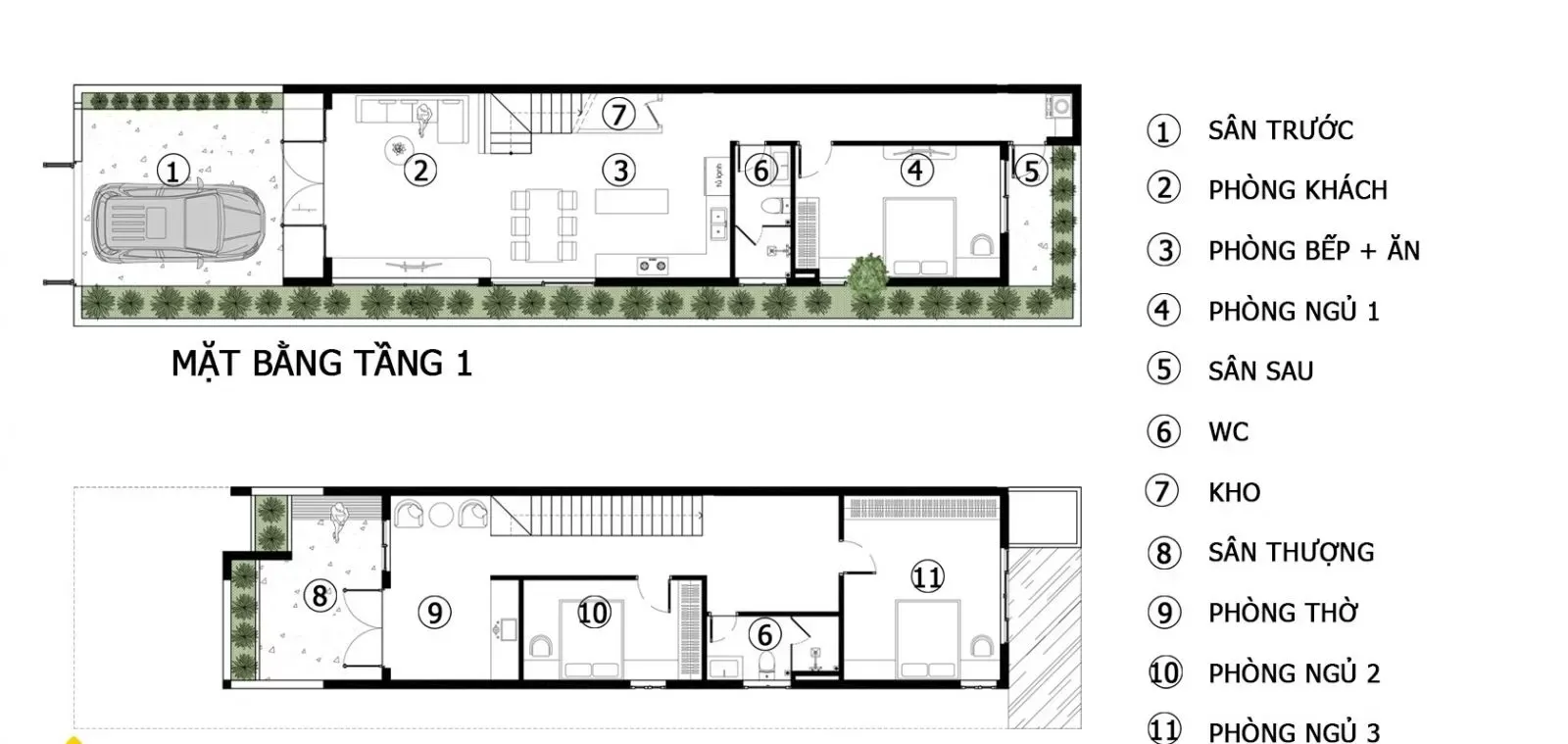 Bản vẽ nhà 2 tầng 9x11m kèm các mẫu thiết kế đẹp nhất 2024