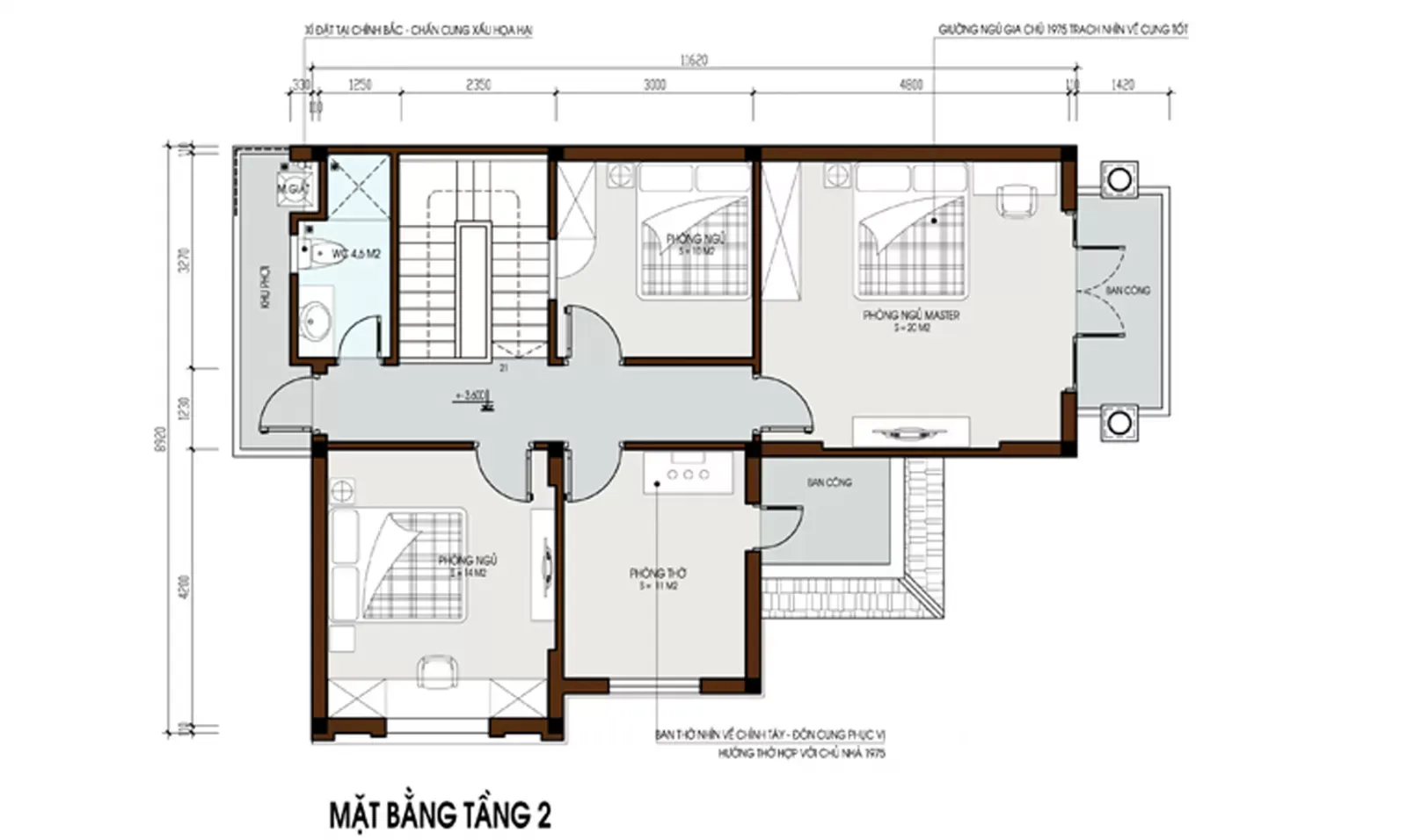 BST Các mẫu nhà 2 tầng 7x12m 4 phòng ngủ đẹp & bản vẽ chi tiết