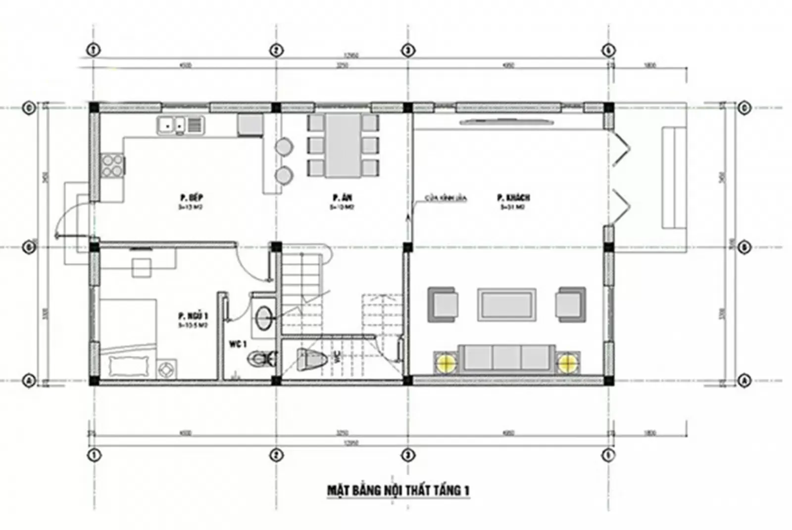 BST Các mẫu nhà 2 tầng 7x12m 4 phòng ngủ đẹp & bản vẽ chi tiết