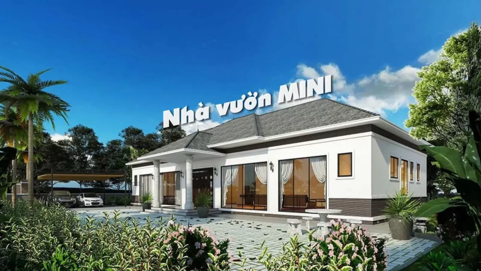 Các mẫu biệt thự nhà vườn mini đẹp, tiện nghi cực hút mắt