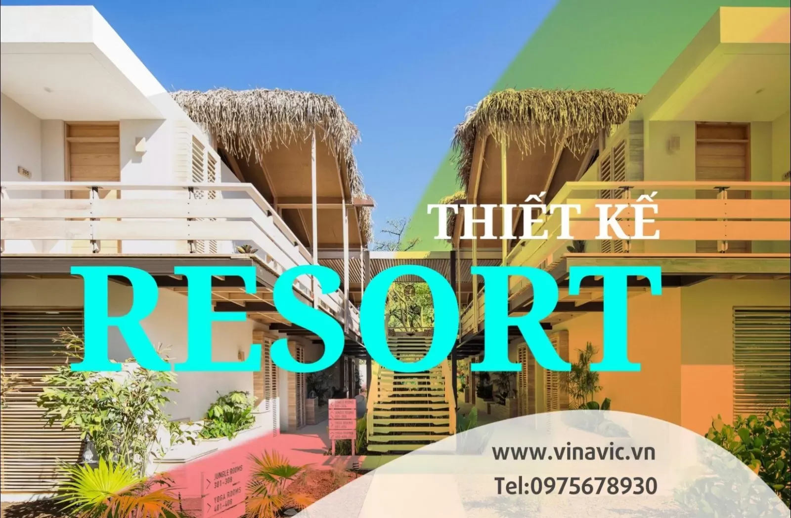 Các phong cách thiết kế resort đang được ưa chuộng