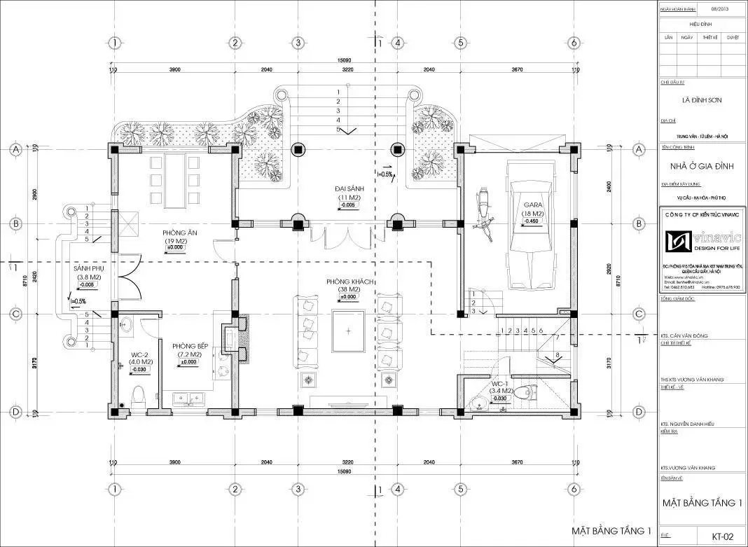 Cách đọc bản vẽ xây dựng Nhà phố & Biệt thự đơn giản dễ hiểu