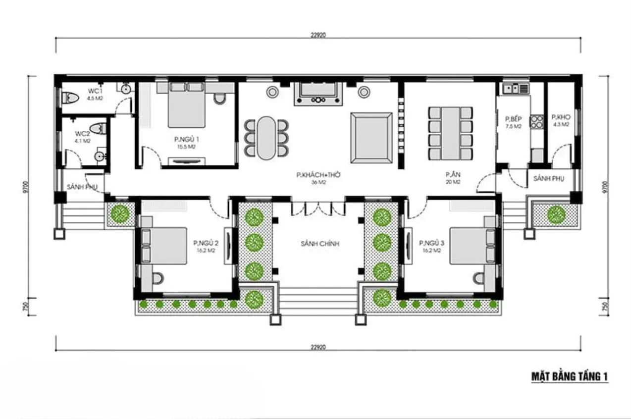 Cách lên ý tưởng cho bản vẽ thiết kế nhà 8x20m thực tế