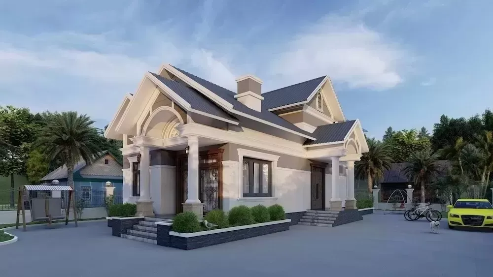 Cách tính chi phí xây nhà mái thái 200m2 chi tiết nhất