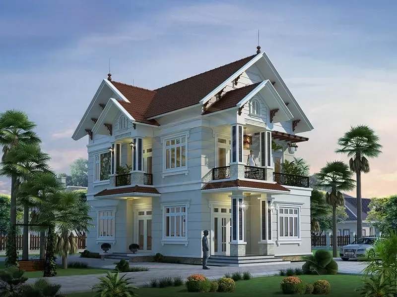 Cách tính chi phí xây nhà mái thái 200m2 chi tiết nhất